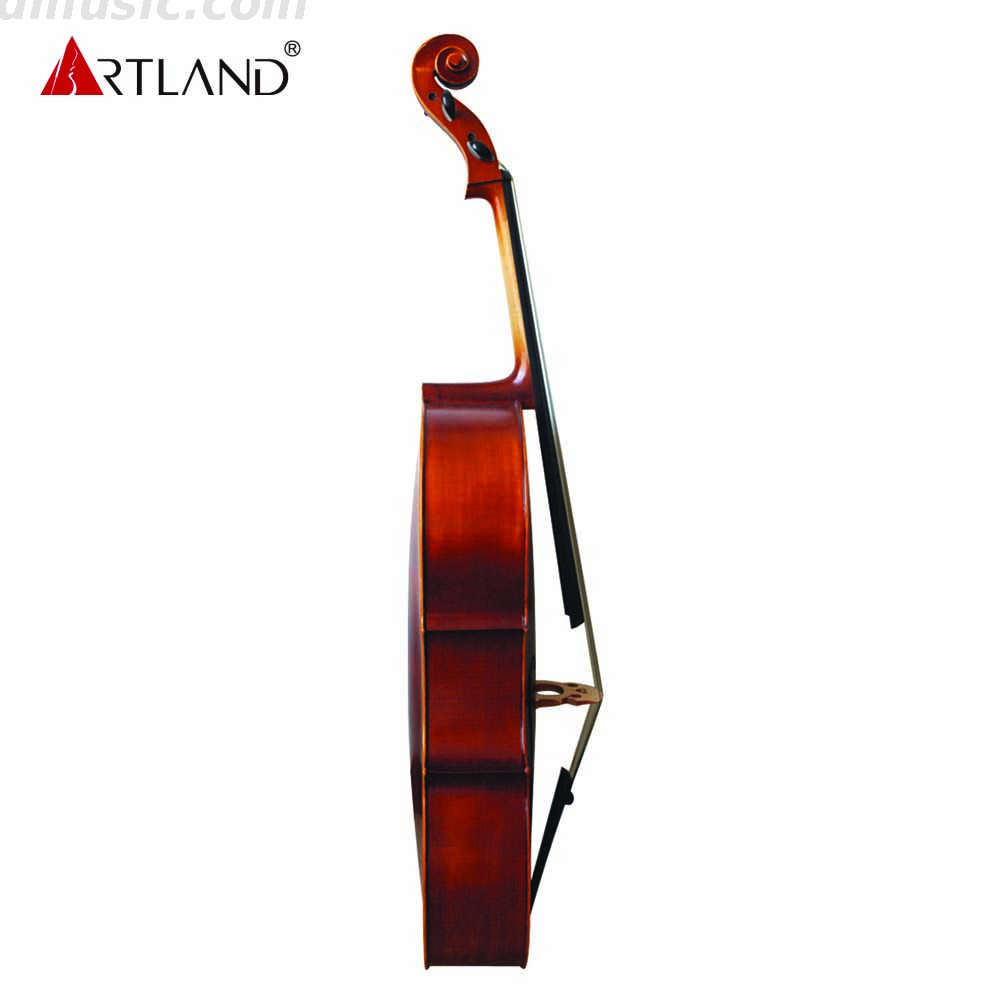  High Quality General Grade Cello with Ebony Fitting Varnish Hand Rubbed Stain(GC104)