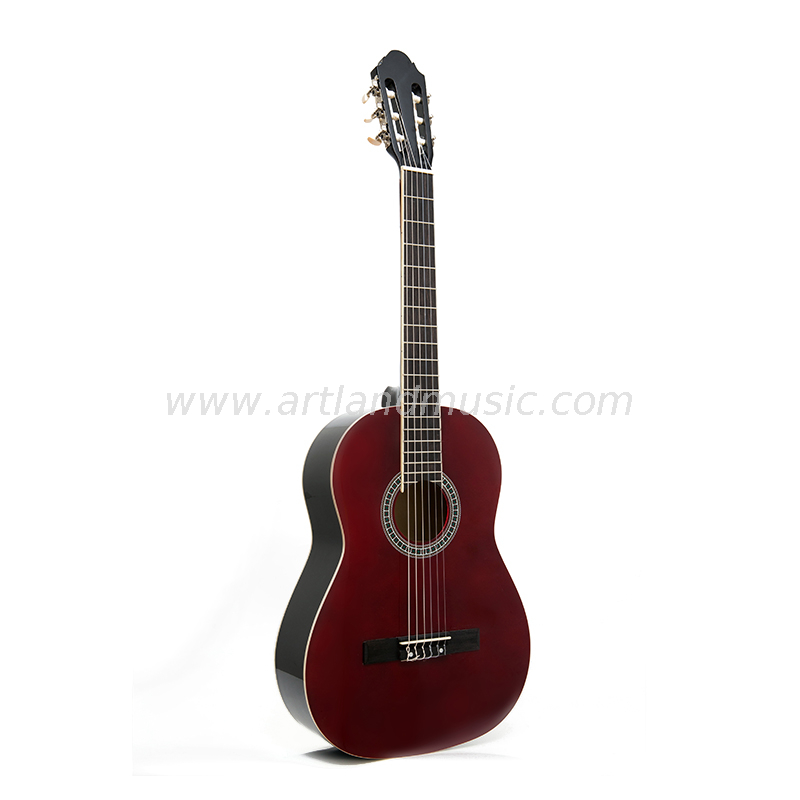 Linden Top Back&Side Red Classic Guitar (CG860R)