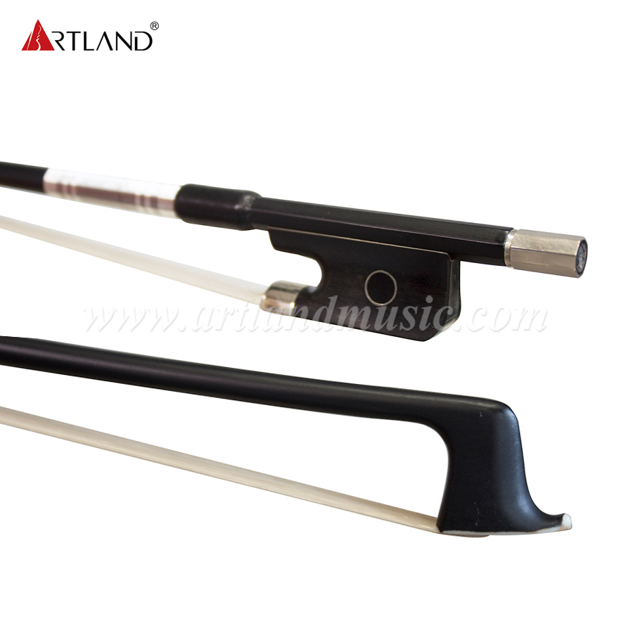 Black Carbon Fiber Violin Bow (NB900C)