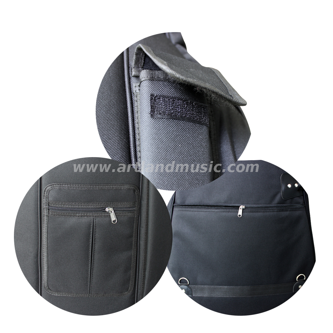 Black color high quality 20mm cello bag (BGC120) 