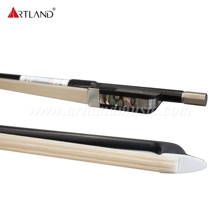 Black Carbon Fiber Violin Bow (NB900C)