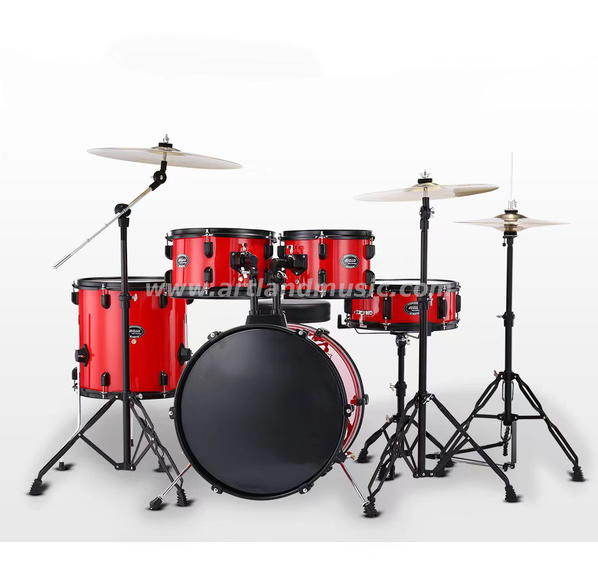5PCS Drum Set/Drum Kit with Drum Stick (DR2201) General Grade