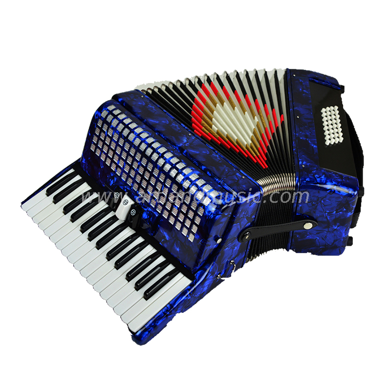 30 Keys 32 Bass Piano Accordion Blue (AT3032-B) 3 Chorus