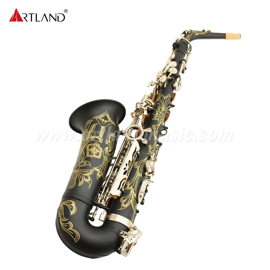 Eb Alto Saxophone Black Matt With Nickel Key (AAS6508)