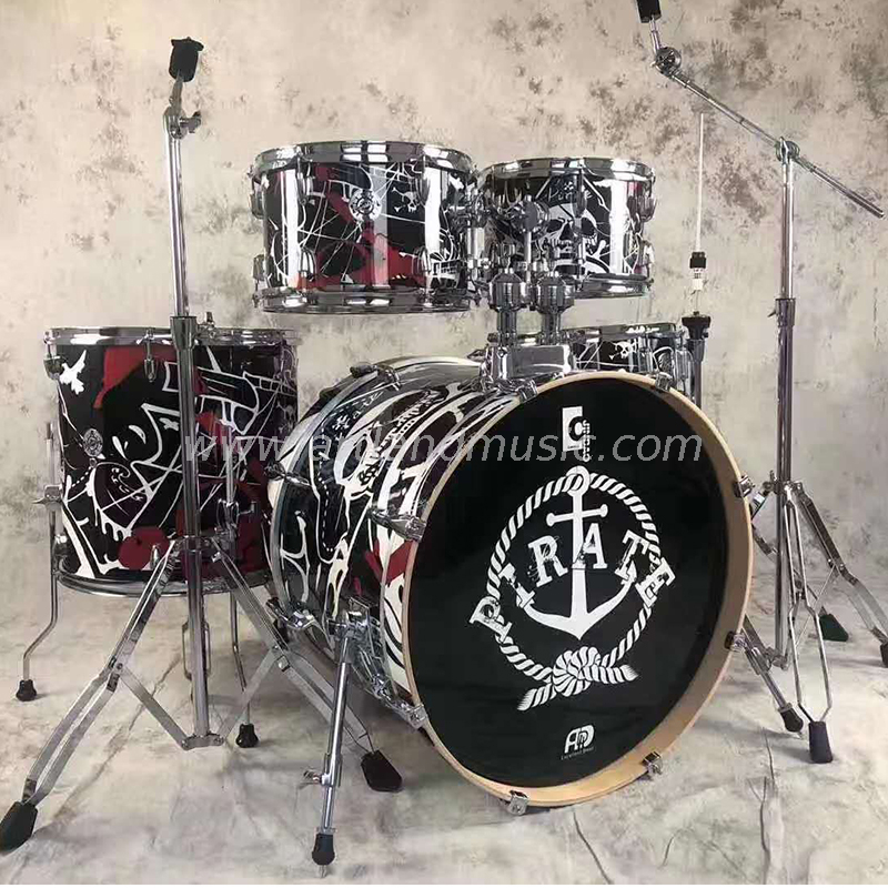 5PCS Drum Set/Drum Kit with Drum Stick (ADK100)