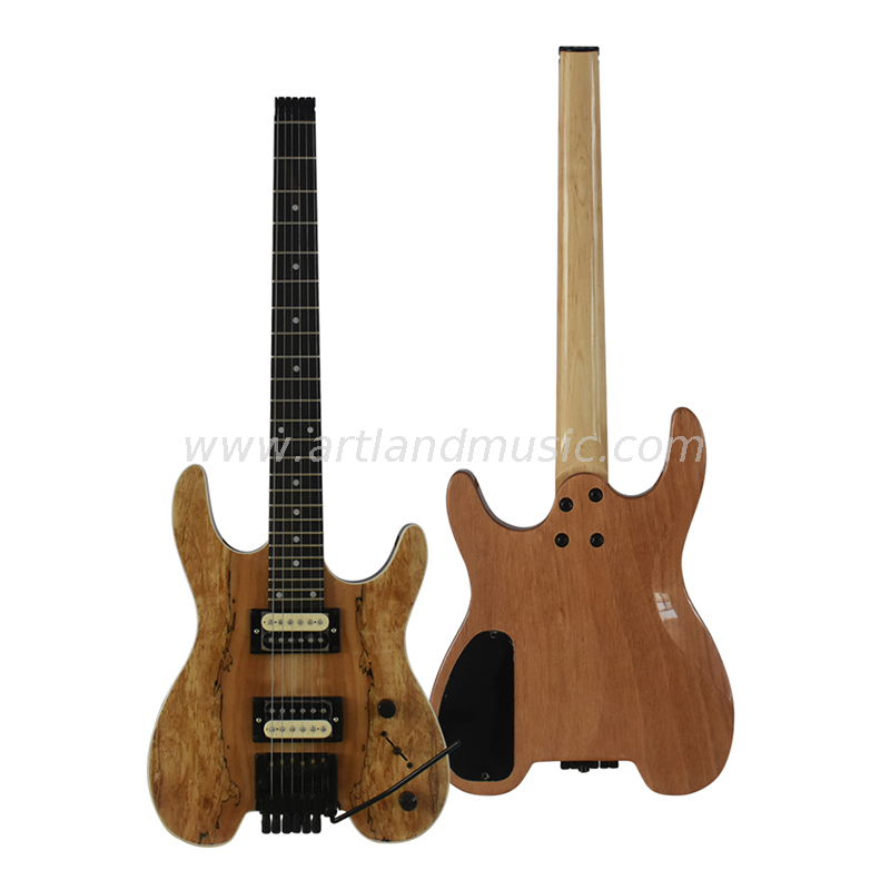 Electric Guitar (EG030) Natural Glossy Lacquer Color