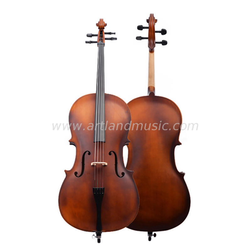 Hot same linden plywood antique student cello outfit (GC101)