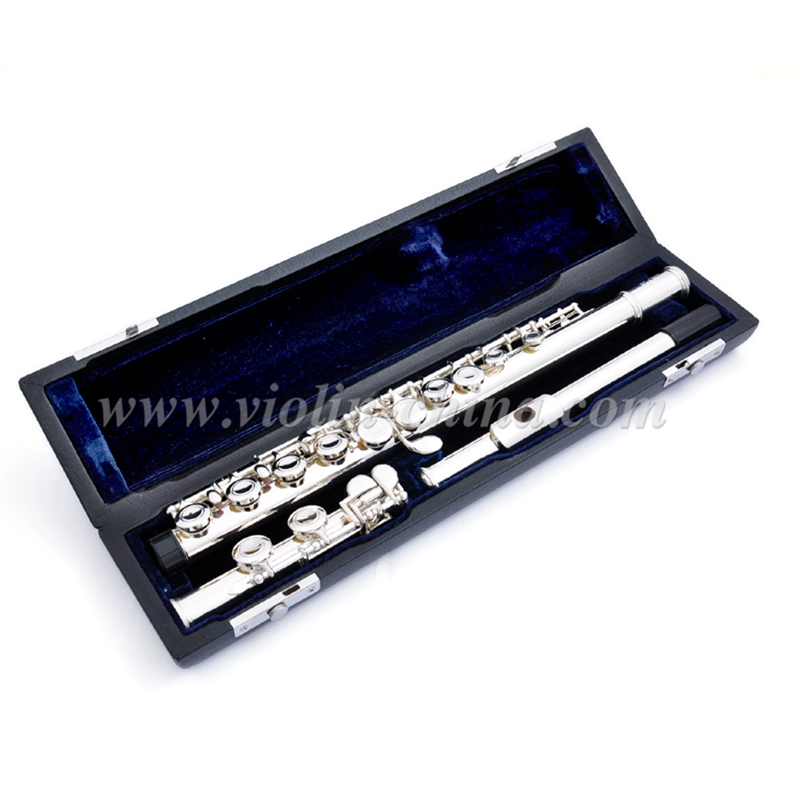 16 Closed Holes Silver Plated Standard Flute (AFL5506)