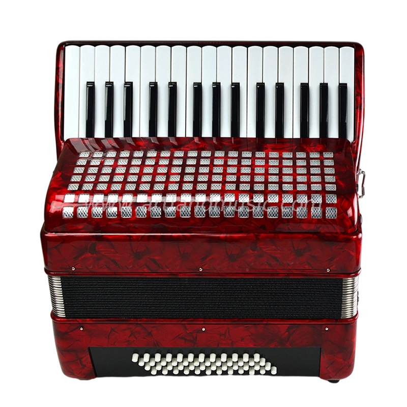 32 Keys 48 Bass Piano Accordion Red (AT3248)