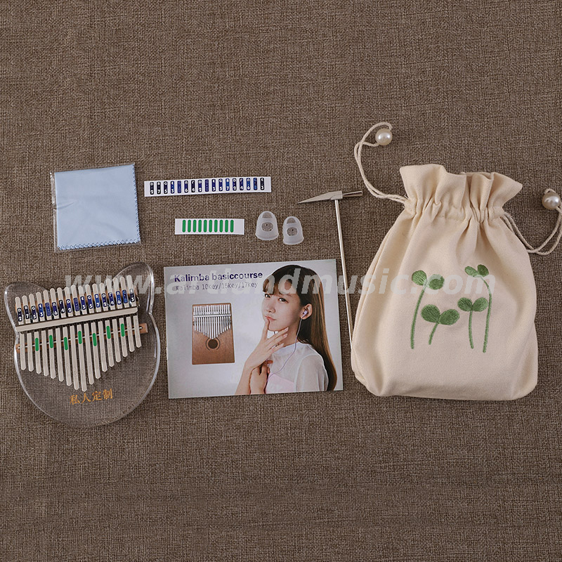 Crystal 17 Key Thumb Piano Kalimba(KTP-06)