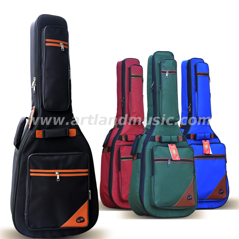 Colorful 100mm padding acoutstic guitar bag AAB910