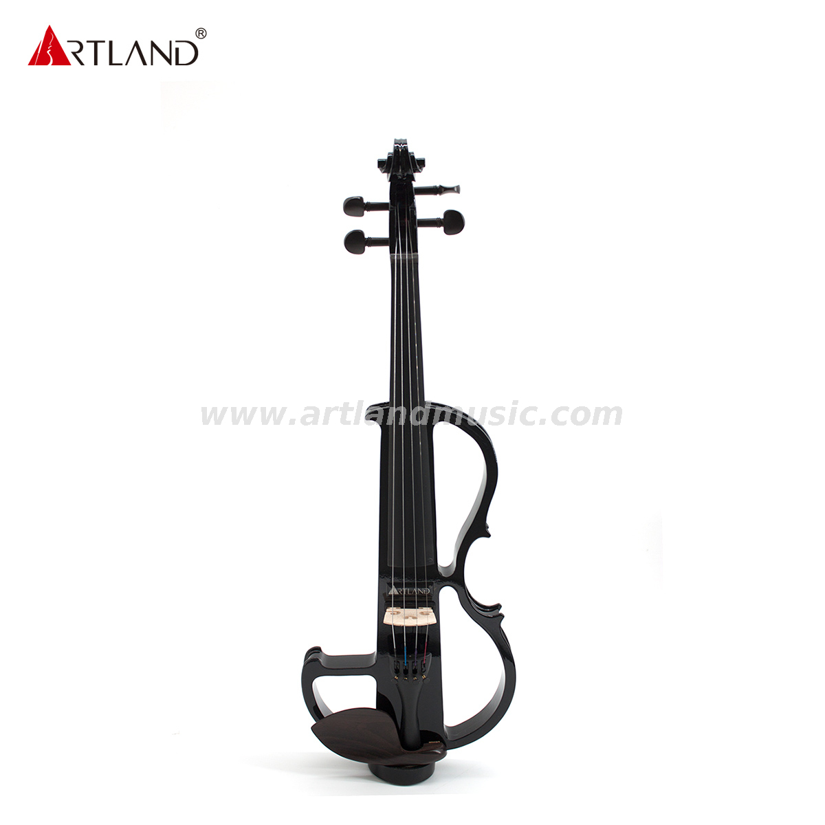 Solid Body Electric Violin With Case,Earphone,Bow (EV002B)