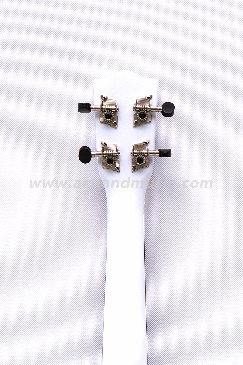 Colorful Cartoon Ukulele (UKS200D) -White