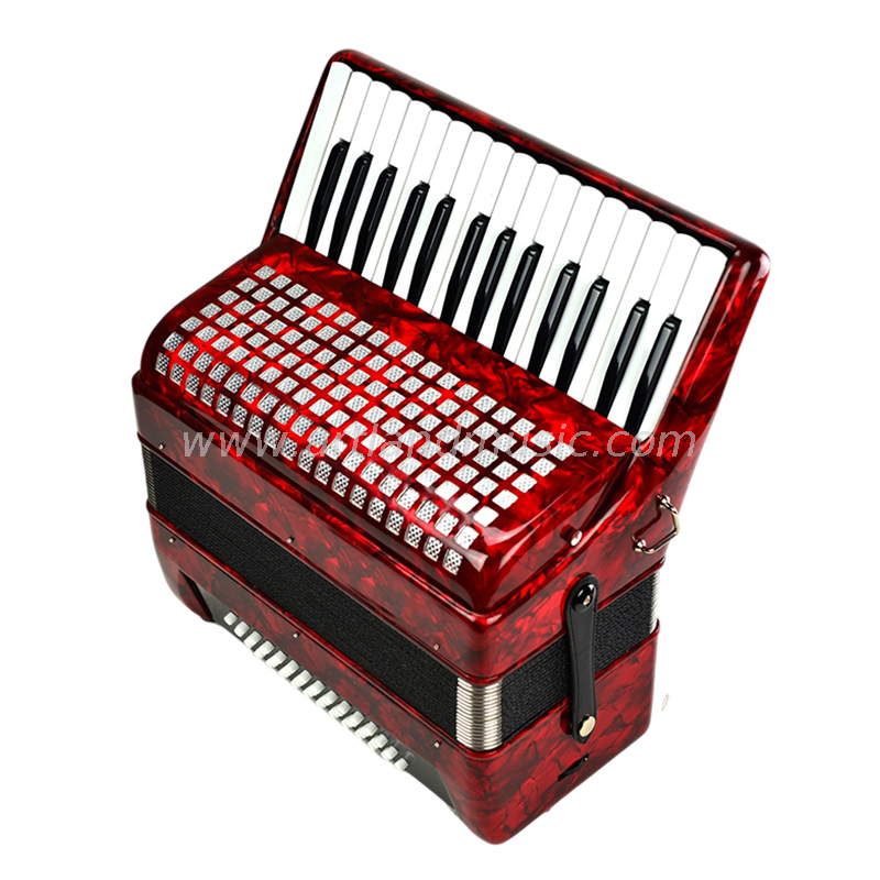 30 Keys 48 Bass Piano Accordion Red (AT3048-A) Wholesale