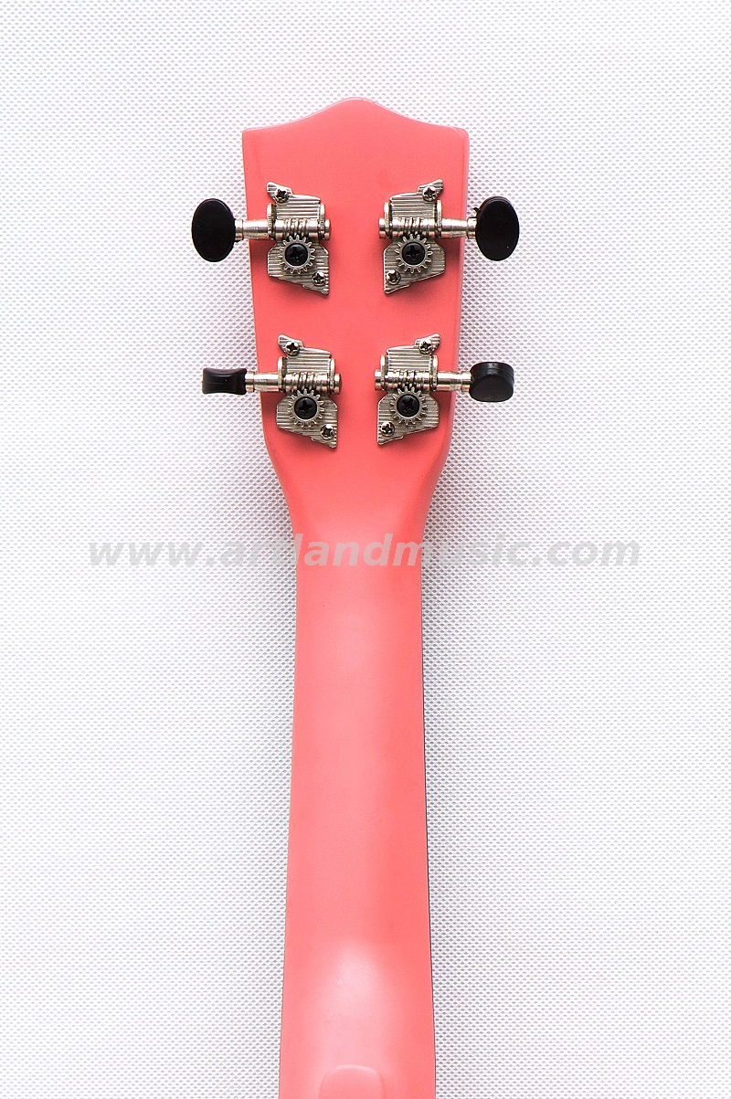 Colorful Cartoon Ukulele (UKS200D) -Pink