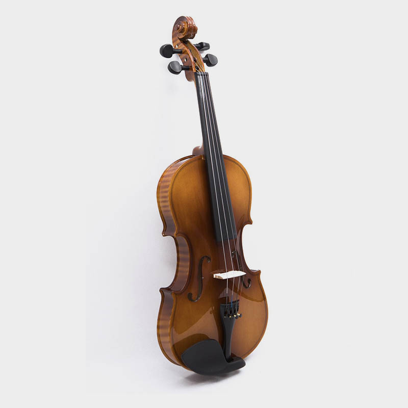 Plywood Violin With Flame On Back And Side (GV101F)
